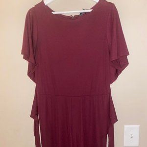 Maroon Dress